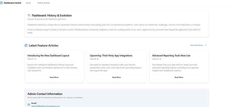 Flashboard Wiki - Knowledge Base