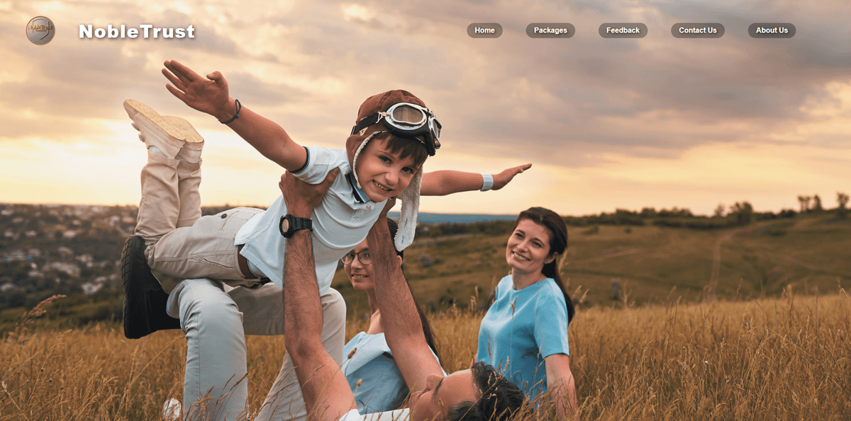 NobleTrust - Modern Insurance Website